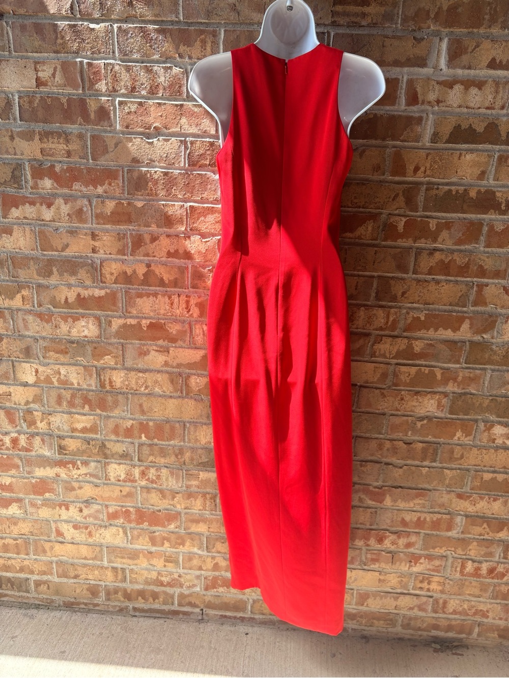 Niteline Della Roufogali Red Rhinestone Cutout
Gown Sz 4 Old Hollywood Slit Glam - Picture 9 of 11